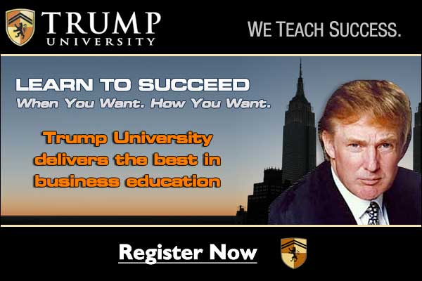 Image result for trump university student success claims