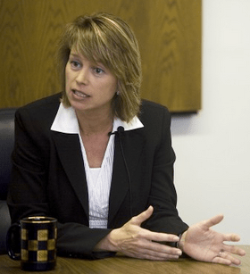 Former Congresswoman Stephanie Herseth Sandlin (D-SD), now a lobbyist for pink slime.