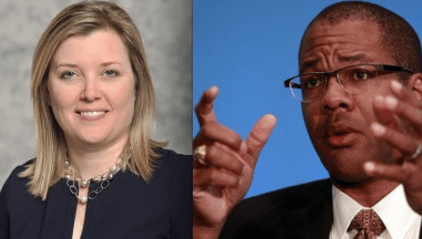 Paula Gant previously worked for the American Gas Association and Christopher Smith previously worked for Chevron's liquified natural gas trading unit. Now, both work for the Department of Energy's unit overseeing LNG applications. 